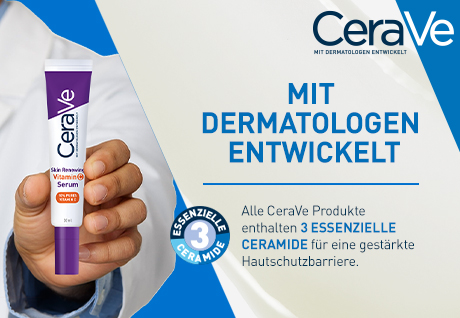 CeraVe Skin Renewing Vitamin C Serum. Sichtbar strahlendere Haut nach 4 Wochen. 3 Ceramide.